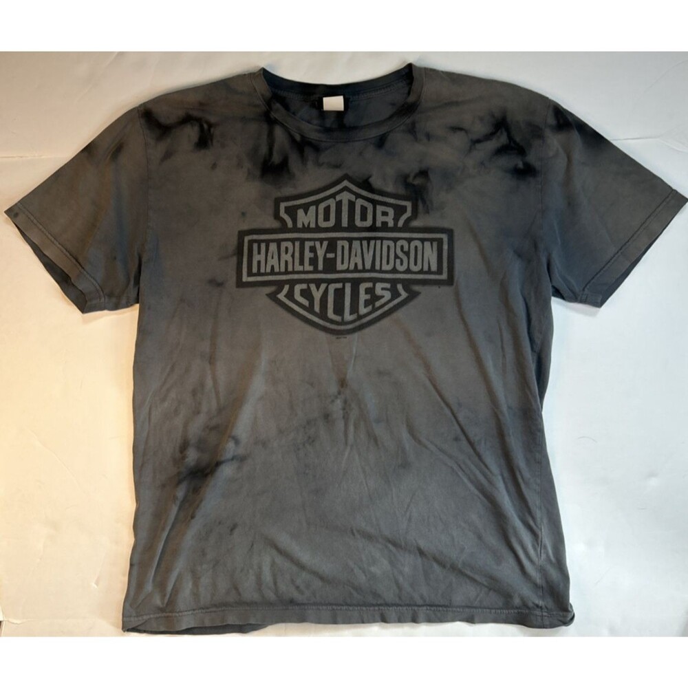 Harley Davidson NYC New York City Gray Graphic T-Shirt Men's 2XL